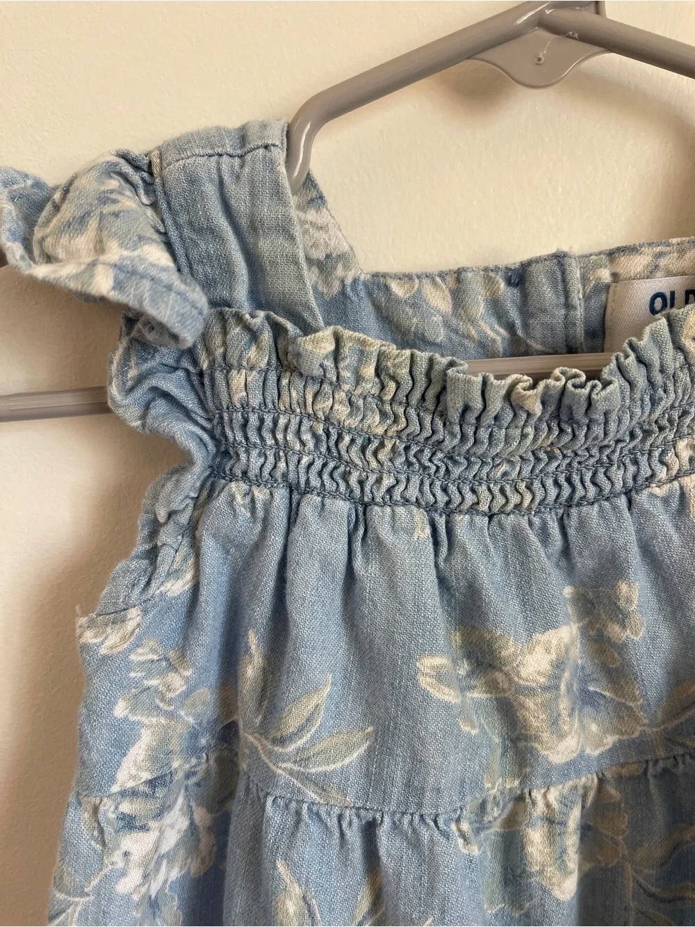 Old Navy‎ Light Blue Floral Baby Dress